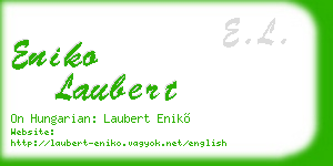 eniko laubert business card